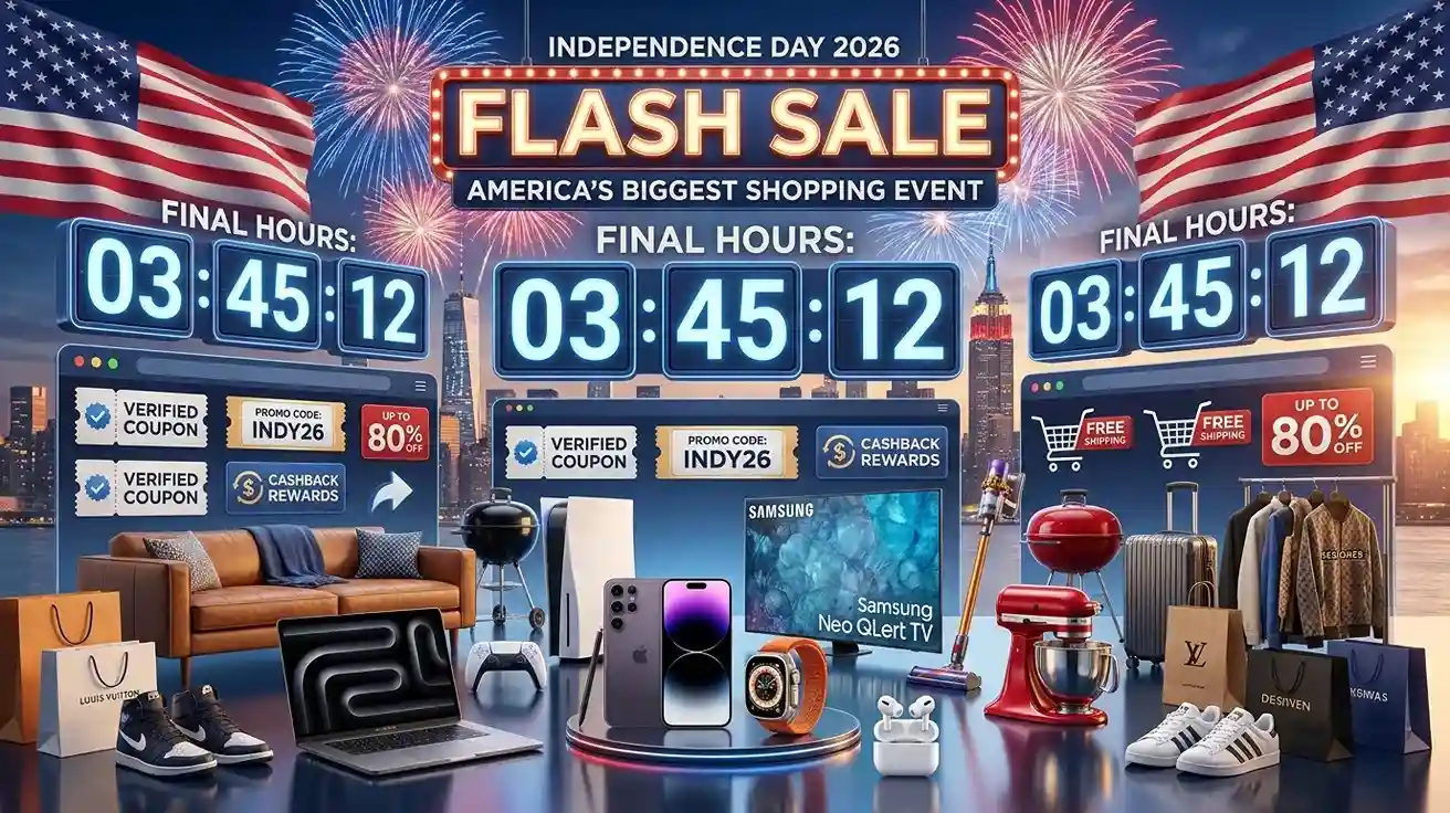 Independence Day Flash Sales: Biggest Discounts Available Before They're Gone