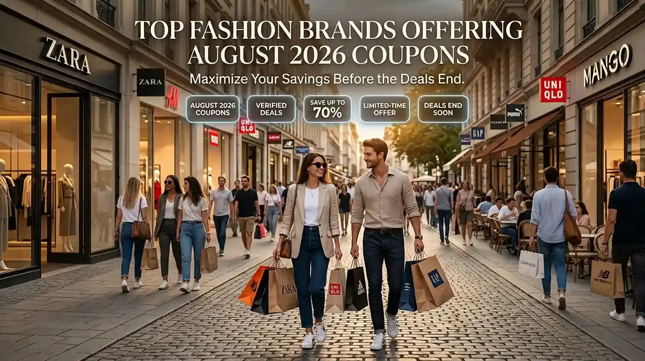 Top Fashion Brands Offering August 2026 Coupons: Maximize Your Savings Before the Deals End